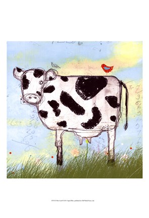 Framed Moo Land Print
