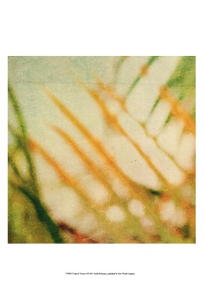 Framed Tropical Texture I Print