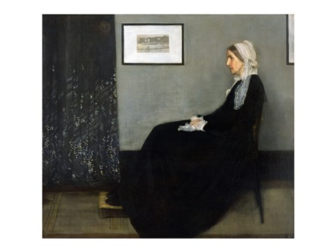 Framed Whistler&#39;s Mother Print