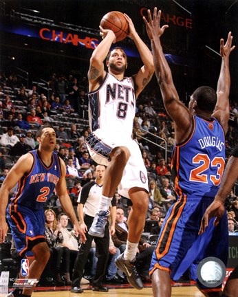 Framed Deron Williams 2011-12 Action Print