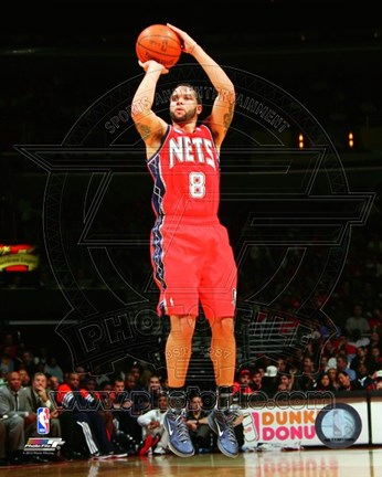 Framed Deron Williams 2011-12 Action Print