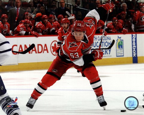 Framed Jeff Skinner 2011-12 Action Print
