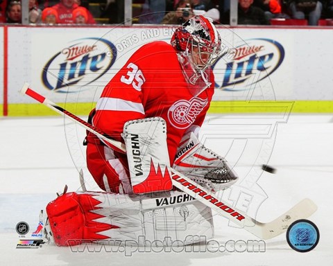 Framed Jimmy Howard 2011-12 Action Print