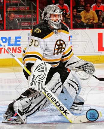 Framed Tim Thomas 2011-12 Action Print