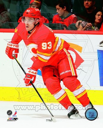 Framed Michael Cammalleri 2011-12 Action Print