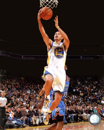 Framed Stephen Curry 2011-12 Action Print