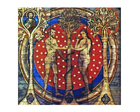 Framed Adam und Eve Print