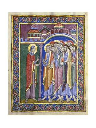 Framed Mary Magdalene Tells the Disciples Print