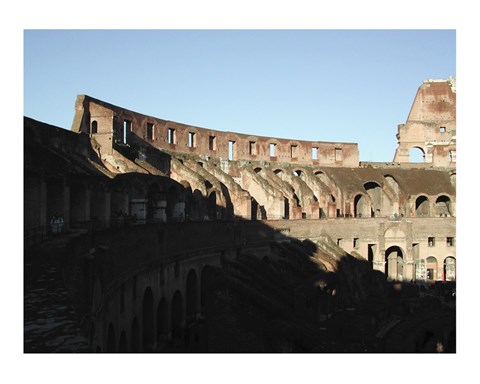 Framed Roman Colosseum, Interior Print