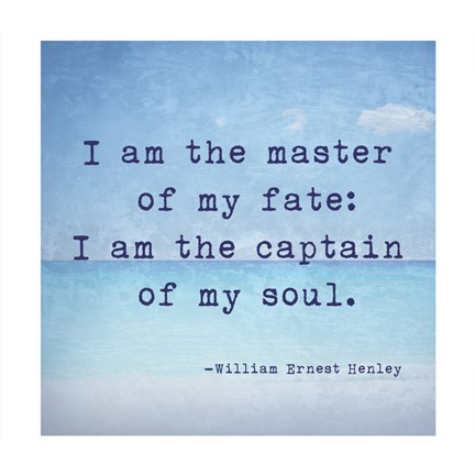 Framed Invictus Quote Print