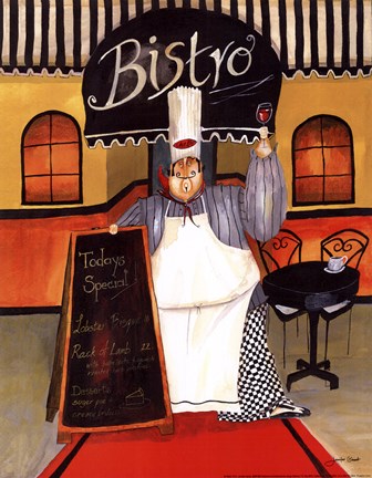 Framed Bistro Print