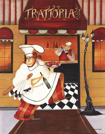 Framed Trattoria Print