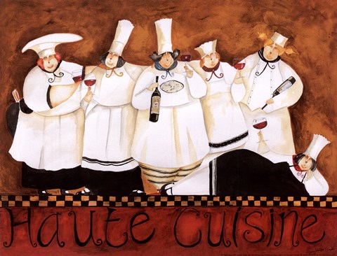 Framed Haute Cuisine Print
