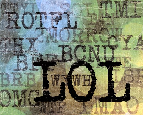 Framed Text Logic I Print