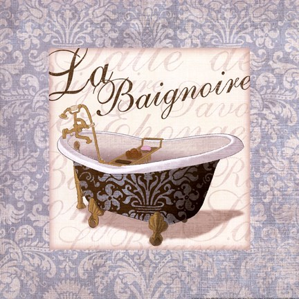 Framed Bathtub Print