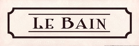 Framed Le Bain - mini Print