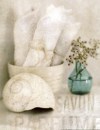 Framed Bath I Print
