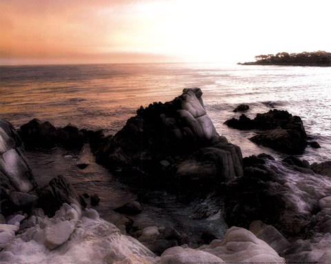Framed Lover's Point Sunset II - mini Print
