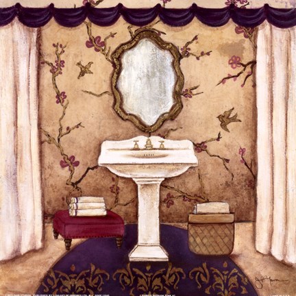 Framed Purple Passion Sink II Print