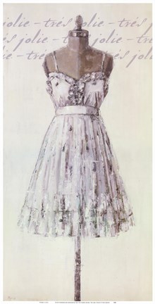 Framed Tres Jolie Print