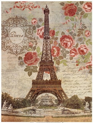 Framed Dreaming Of Paris Print