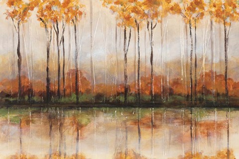 Framed Treeline Print