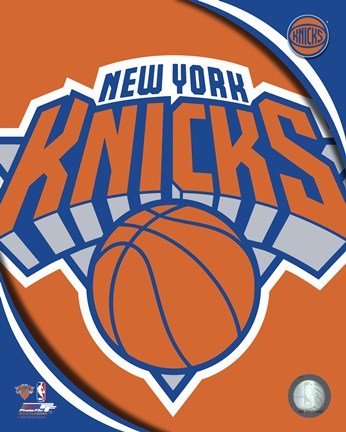 Framed New York Knicks 2012 Team Logo Print