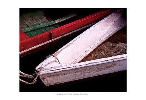 Framed Wooden Rowboats VI Print