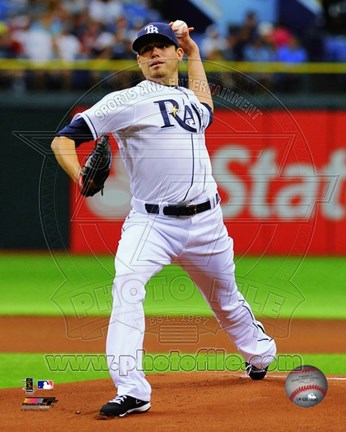 Framed Matt Moore 2012 Action Print