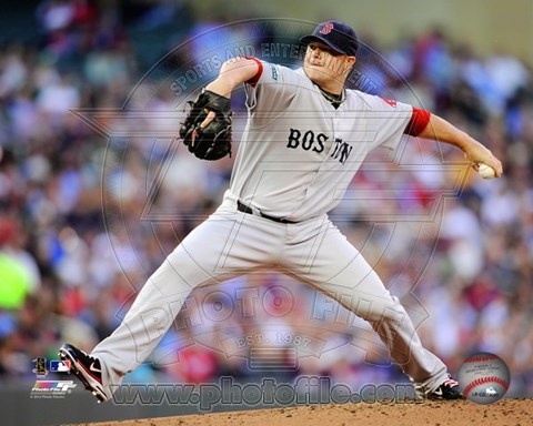 Framed Jon Lester 2012 Action Print