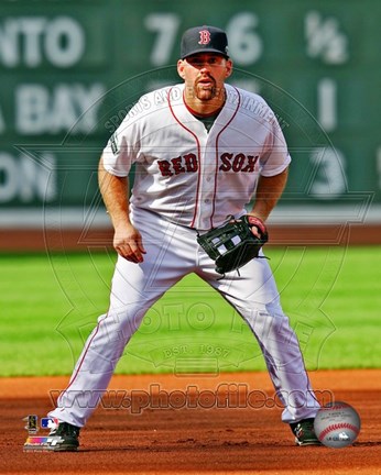 Framed Kevin Youkilis 2012 Action Print