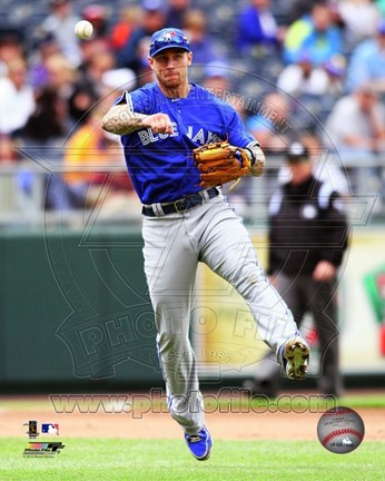 Framed Brett Lawrie 2012 Action Print