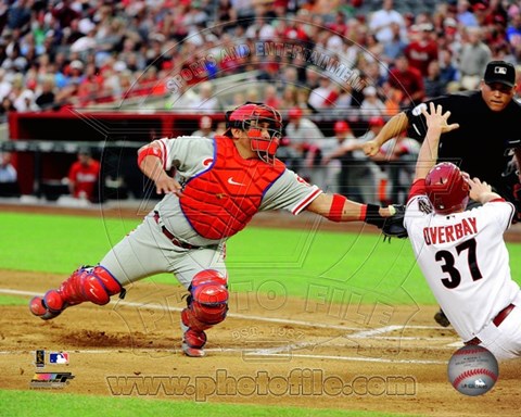 Framed Carlos Ruiz 2012 Action Print