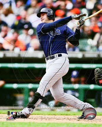 Framed Evan Longoria 2012 Print