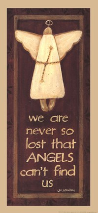 Framed We Are Never So Lost Print