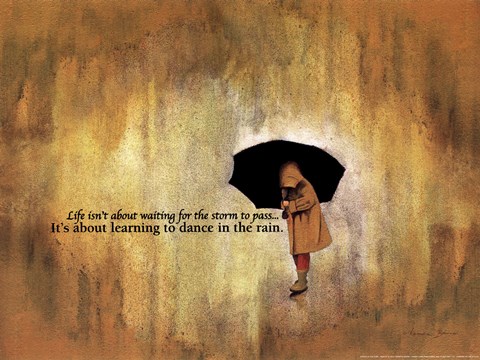 Framed Dance Rain Print