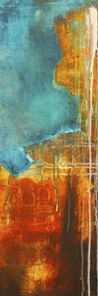 Framed Emeralds Cave I Print