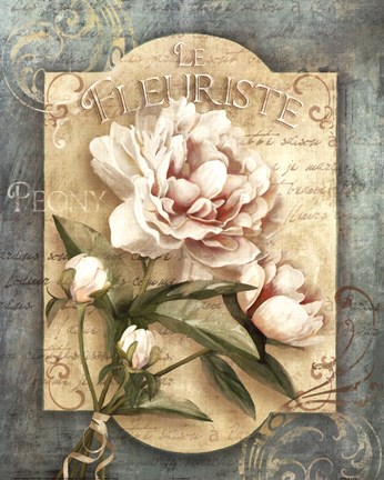 Framed La Fleuriste Print