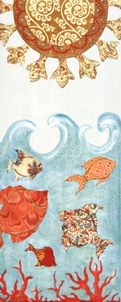 Framed Under The Sea II Print