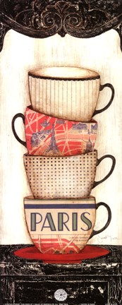 Framed Coffee In Paris Print