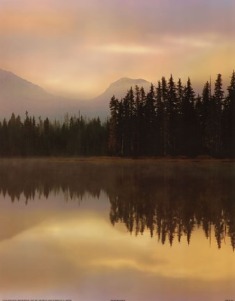 Framed Twilight Reflection II Print