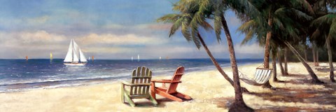 Framed Fair Island II Print