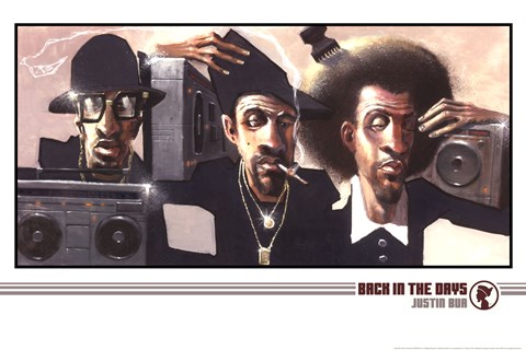 Framed Back in the Days Print