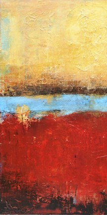 Framed Golden Dawn I Print