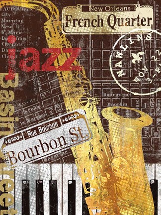 Framed N&#39;awlins Print