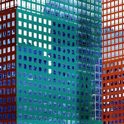 Framed Bright City I Print