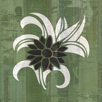 Framed Glyphic Tiles III Print