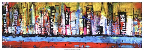 Framed Skyline Print