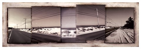 Framed Old Coast Road Print