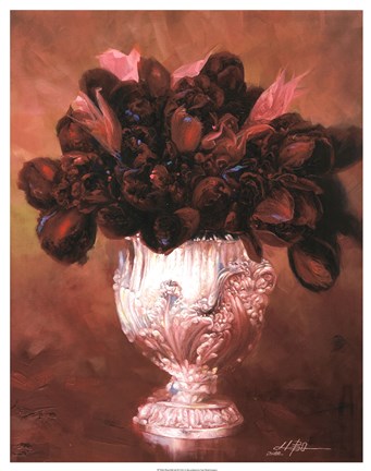 Framed Floral Still Life II Print